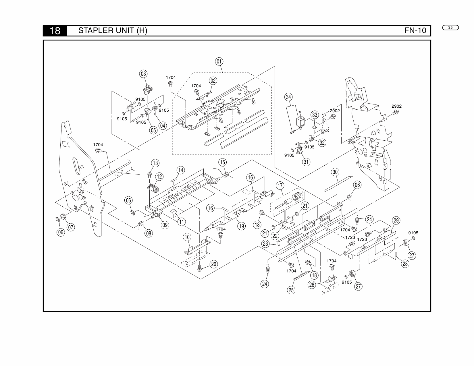 Konica-Minolta Options FN-10 210 Parts Manual-5